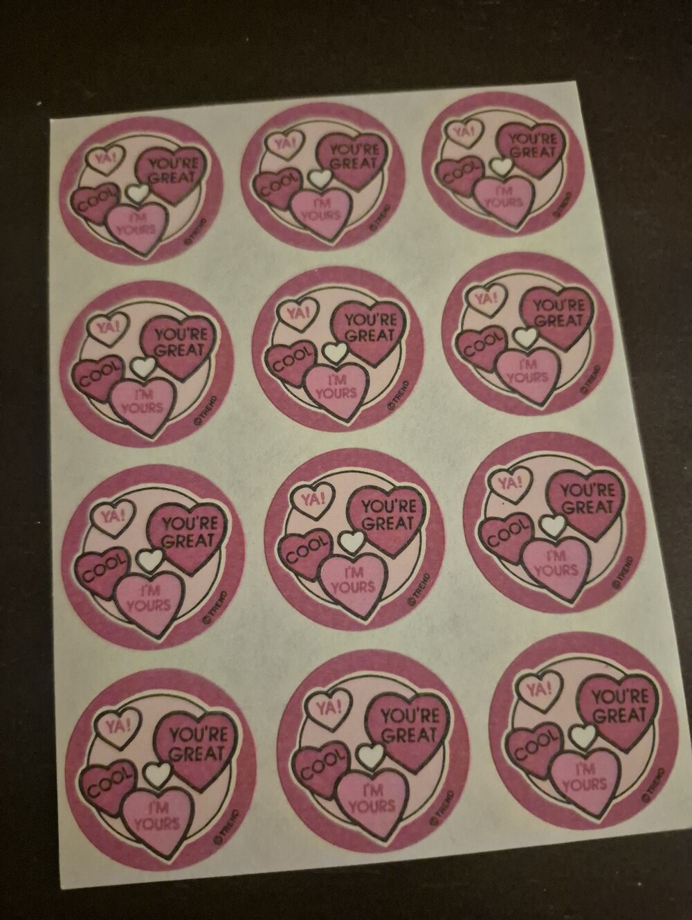 Vintage Trend Enterprises Scratch And Sniff Stinky Stickers Sheet 80’s